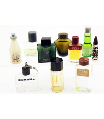 Lot de 10 miniatures masculines (marques différentes)