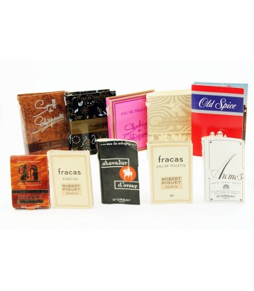 Lot de 10 tubes anciens (tigette) avec leur pochette (marques diverses)